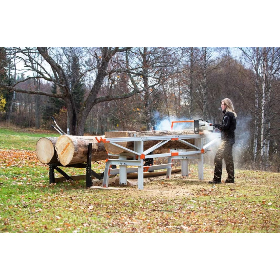 F2+ kjedesagbruk (4 m) Stihl MS661 og manuell fjernmating