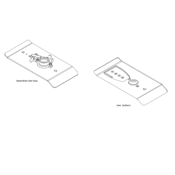 Dekkplate med Oljepumpe ELsag ES5/ES8