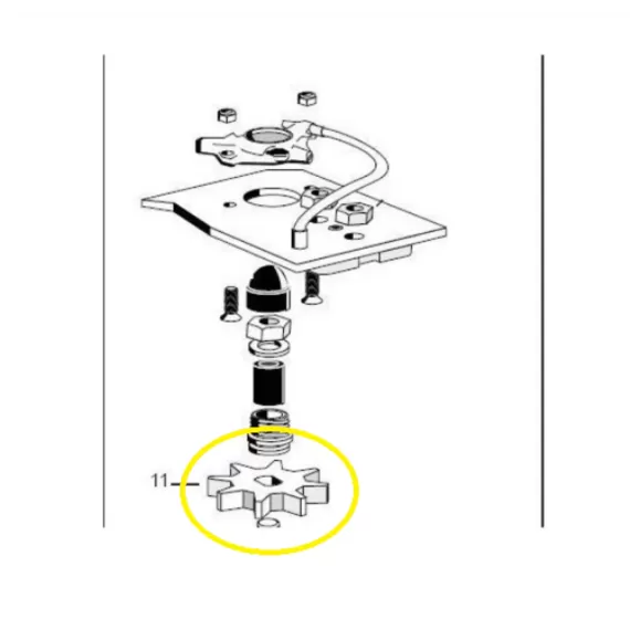 Stjernedrev for ELsag 3/8"-8