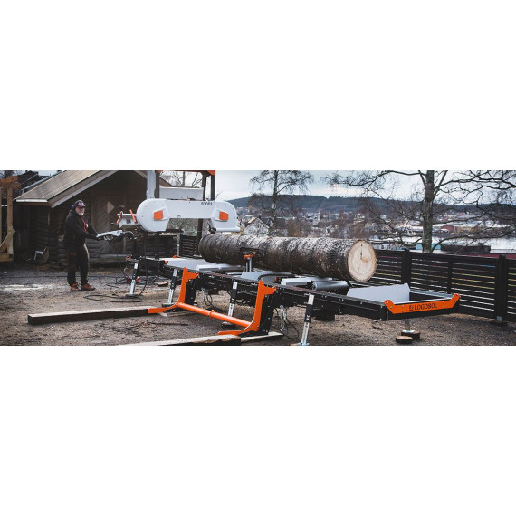 Logosol B1001 Hydraulic, Easy Set, 27hk bensinmotor (Loncin)