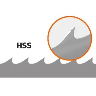 5 Båndsagblad (Håkanssons HSS M42 LOG™) for Woodmizer, 4000x34x1,1 mm